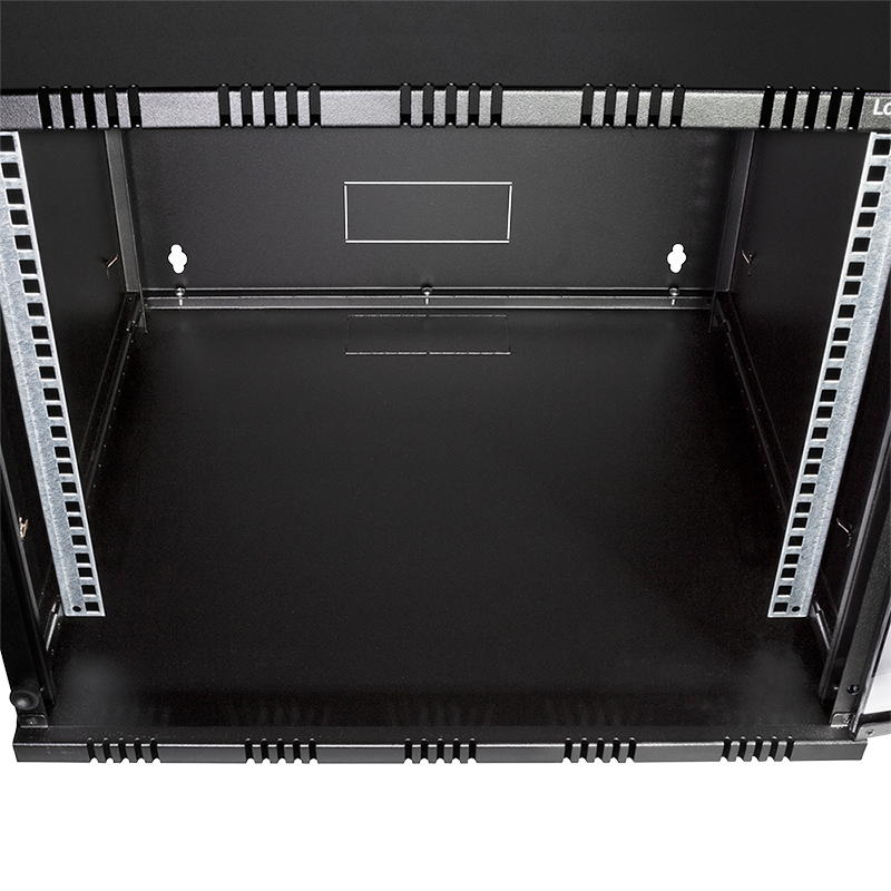 19" væg-rackskab - 6U B540xD400mm, Sort