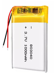 LiPOL batterimodul - 3,7V 1000mAh (803040)