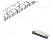 FFC (PFC) Flexkabel konnektor - 18pol, ZIF, SMD (0,5mm)
