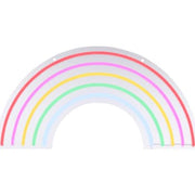 Rainbow neon skilt i acryl med led lyskilde og usb ladekabel