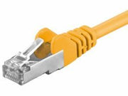 FTP netværkskabel - Skærmet CAT5e, 2xRJ45, GUL (1m)