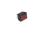 Vippekontakt - 2P ON-ON 10A / 250V rød