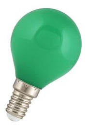 G45 LED kronepære - 240V / 1W, E14 sokkel, Grøn