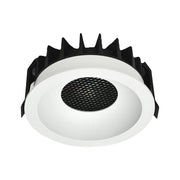 18W Honey Comb Downlight - LED, 3-i-1, Hvid Ring + Sort Varmelegeme - Effekt: 18W, 1860lm, RA90