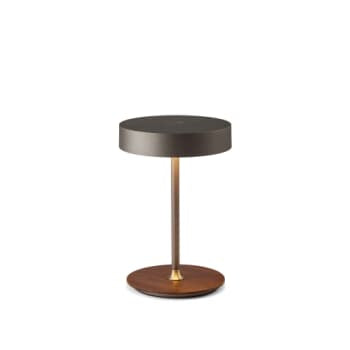 On the move - batteri bordlampe - gun black