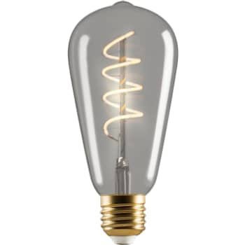 E3Light Led Vintage ST64 E27 C922 140lm Spiral 15H dæmpbar røg