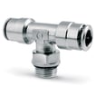 Push in fitting-swivel branch tee-8mm tube -3/8 thread 6432 8-3/8  SUPER-RAPID FITTING