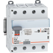 DX3 RCCB fejlstrømsafbryder 40A 4pol 30mA type-B 4M 10KA