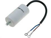 MOTOR kondensator - 6uF / 450V, M8 forskruning, Ledning