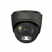 IP Dome netværkskamera - 5MP, 40m IR, PoE, Koksgrå (IP67)