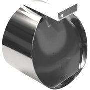 HF 110 mm rustfri rottespærre til PVC-rør, tilløb