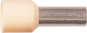 Isoleret ABIKO terminalrør KA16-12ETT 16mm2 L12 Hvid