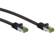 CAT8.1 netværkskabel - S/FTP (PiMF) LSZH, CU, Sort (20m)