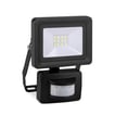 UNITE Projektør 730lm 10W 4000K IP44 med PIR sensor