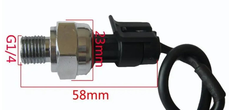 Tryksensor - 5Vdc 0-1,2MPa (0-174PSI)