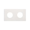 Simon 270 minima ramme til clean stikkontakt 2 modul mat hvid