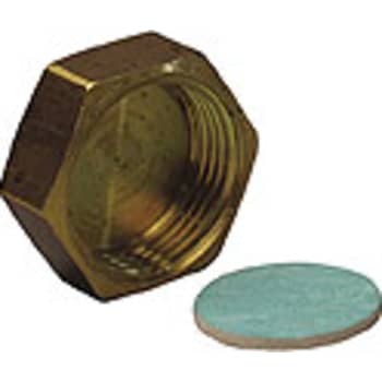1/2" Slutmuffe, messing afzinkningsfri