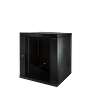19" væg-rackskab - 12U B600xD560mm (Single) Sort