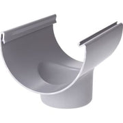 Plastmo tudstykke, 12", Ø90mm, grå