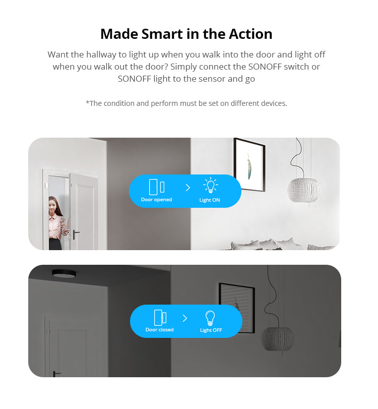 DW2 Wi-Fi - Trådløs Wi-Fi vindue/dør sensor