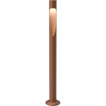 Flindt Garden Bollard Corten Colour Long Anchor Wo/Adaptor LED 3000K 6.5W Iii 215 Lm