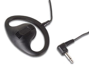 Ørehængt hovedsæt - 3,5mm mono JACK (1,2m)