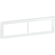 LK Fuga ramme PURE 66 glas 2x2m vandret - hvid