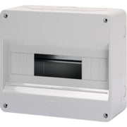Gruppetavle 1x12 modul, grå uden låge, IP40