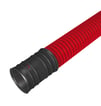 Kabelrør 50mm 6m 750N rød EVOCAB HARD HDPE korrugeret dobbeltvægget (Sælges kun i hele længder)