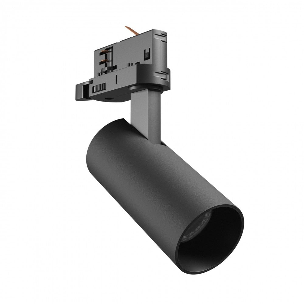 Sort Andromeda Prime skinnespot 8W - 3-faset CCT, 230V, 25°, IP20, DI, Spectrum, RA80. 600lm. 54x109x160mm.