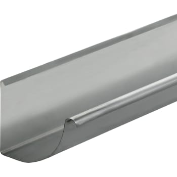 VMZINC tagrende kvartrund, ZINC NATUR - 400/0,8/3000 mm
