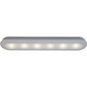 PUSH LONG LED Batterilampe hvid