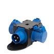 CEE kompaktforgrener 230V/16A 3 udtag