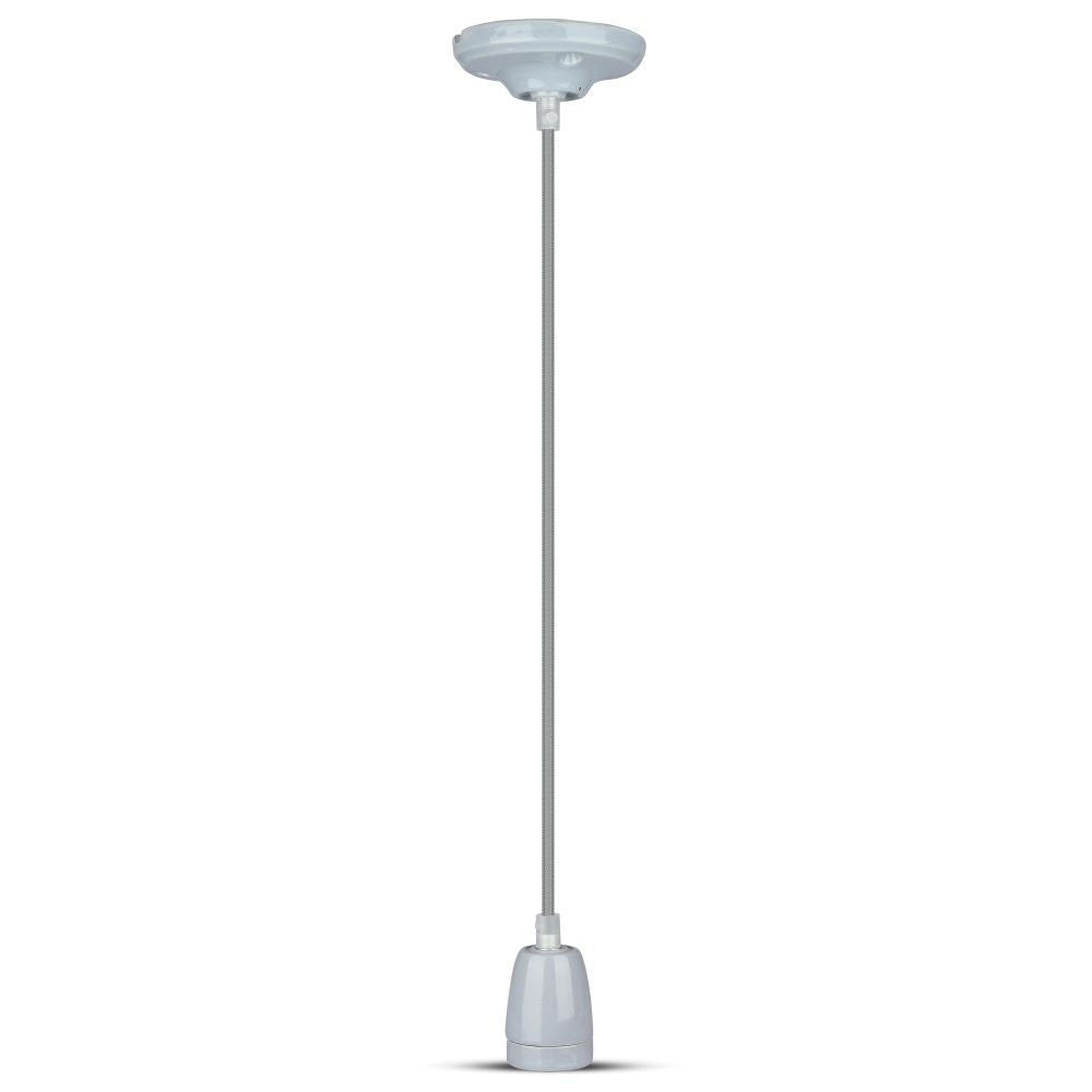 Porcelænelampe E27 holder - Grå, High Frequency