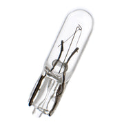 T5 autolampe - 6,3V 40mA 0,25W W2x4,6d sokkel (Ø5x20mm)