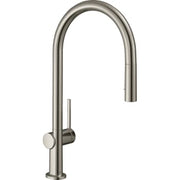 Hansgrohe Talis M54 køkkenarmatur 210 2jet med udtræk, steel