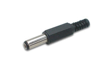 DC stik - Ø5,5x2,5 x 14mm i plasthus (HQ)