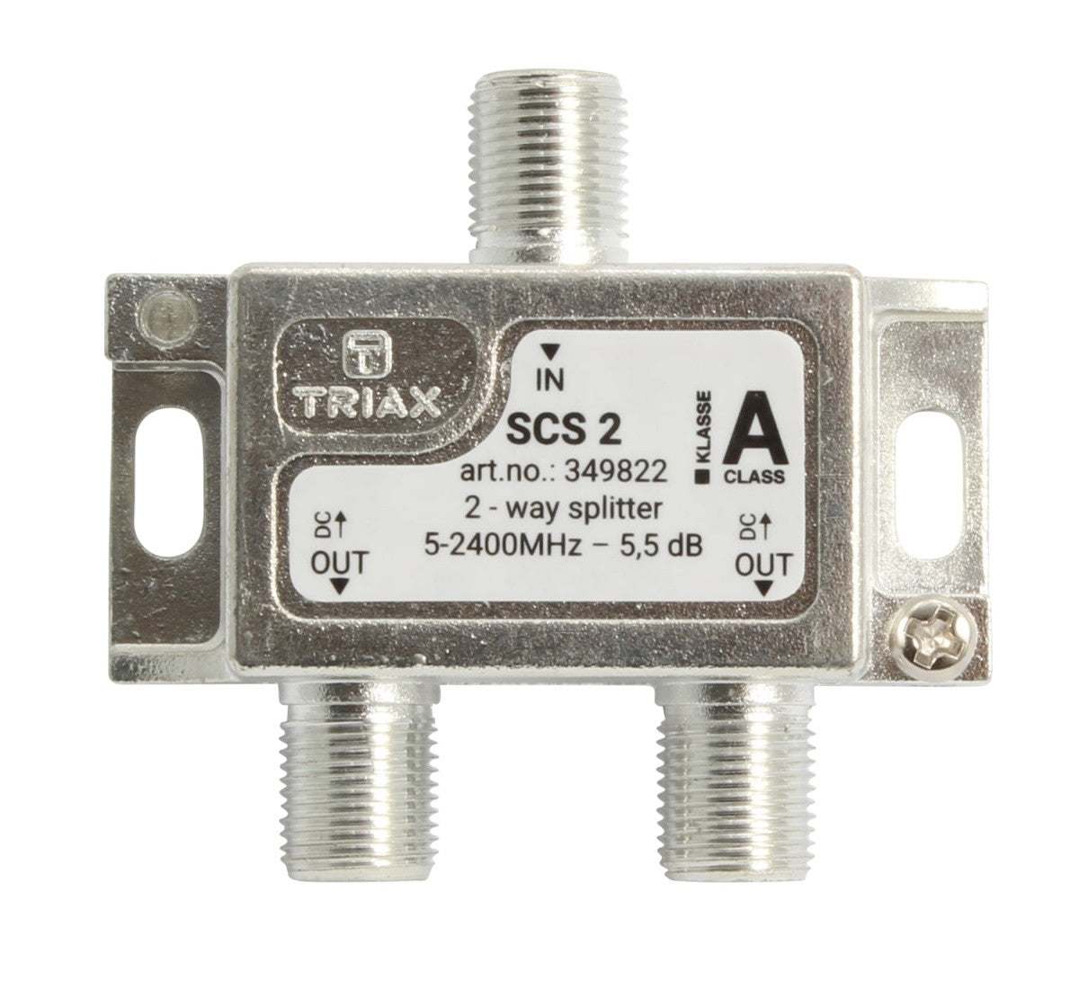 Antenne SCS-2 Fordeler med 2 udg. for f-connector