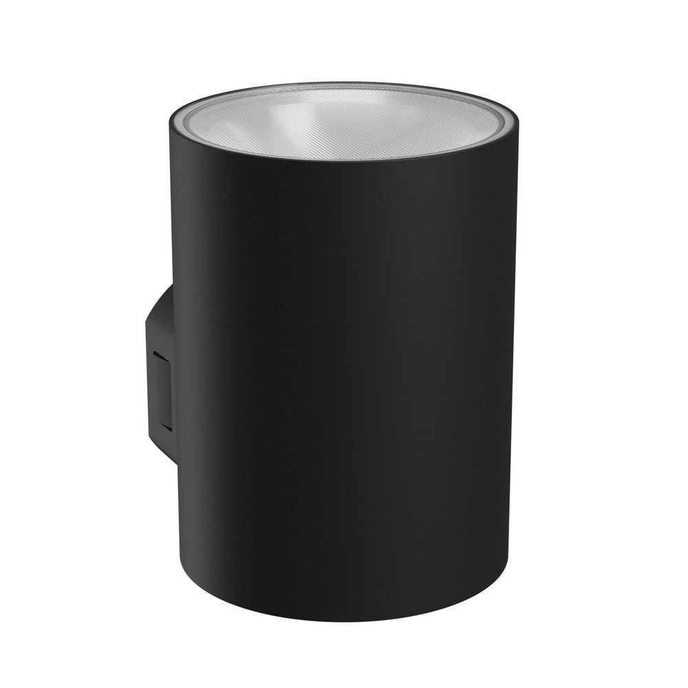 Torre 9W Sort Rundt Facadelys med CCT, IP54 og 700lm - 230V