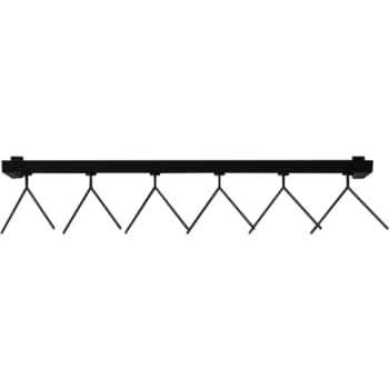 Nichba bøjlestang 100 cm sort pulverlakeret