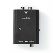 Analog-digital audiokonverter - 2 x RCA(Phono) > COAX/optisk