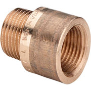 1/2" x 40 mm Rødgods Silicium Bronze forlænger