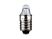 Dværglampe - 2,5V / 300mA / 0,75W Linse, E10 sokkel