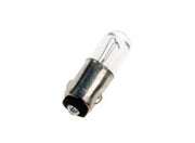T1 3/4 dværglampe - 28V / 40mA / 1,12W Tube, Ba5s sokkel