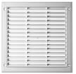 Ventilationsrist i plastik TK1