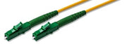 Patchkabel SM G657A 10m Simplex LC/APC-LC/APC 2mm Gul