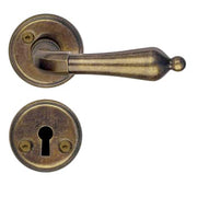 Indendørsgreb, antik behandlet messingfinish