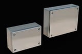 KT 400Bx300Hx120D AISI 304 klemkasse m hængslet låg