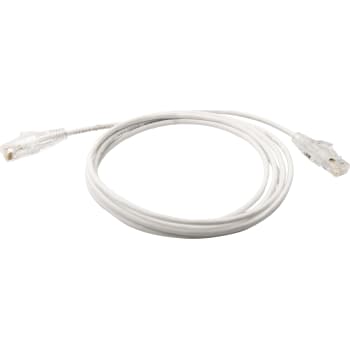 Patchkabel Slim UTP Kat.6A 1,0M LSZH hvid