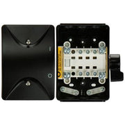 Sikkerhedsafbryder, sort 16A 3-pol+N+J